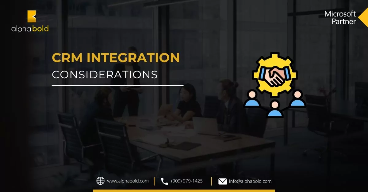 CRM integration considerations