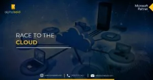 this image shows Race to the Cloud