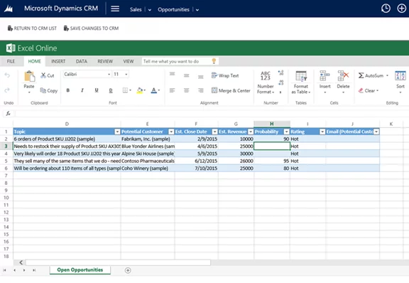 Immersive Excel