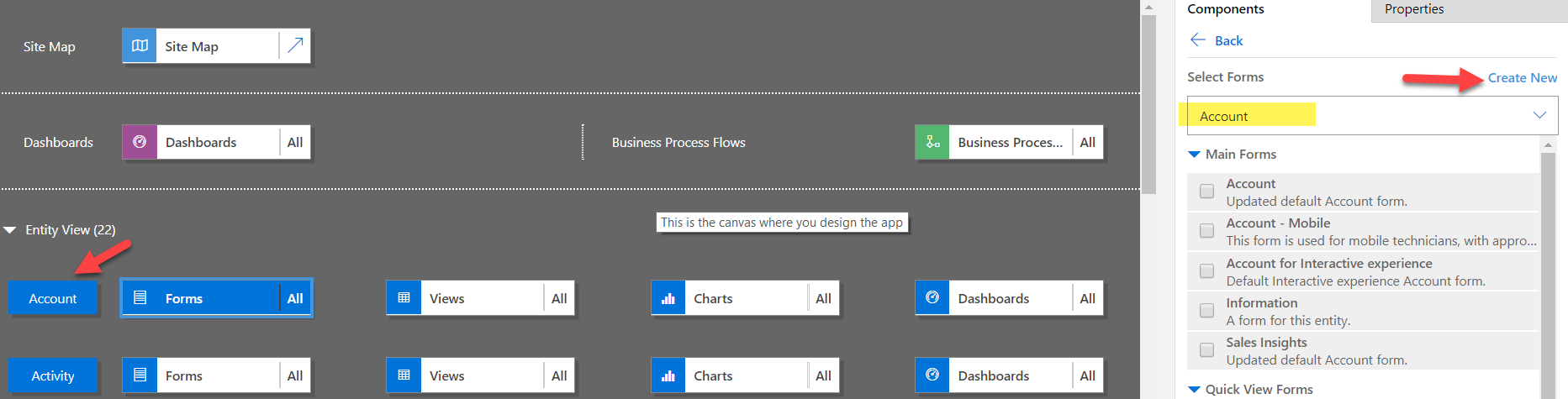 Add Entities in CRM Hub