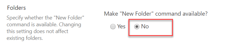 Infographics show command available new folder