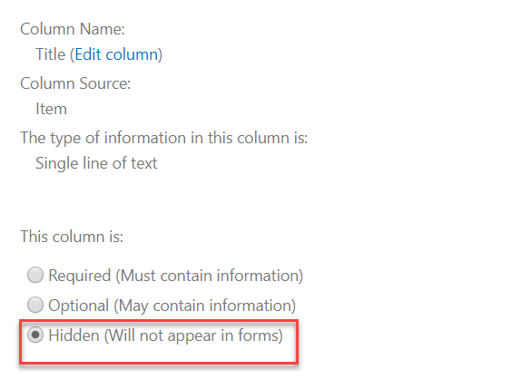 Infographics show hidden radio button