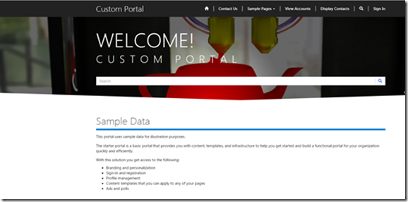 Login to Microsoft Dynamics Portal