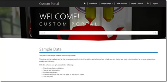 Login to Microsoft Dynamics Portal