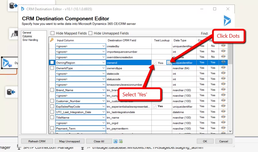 this image shows Manually Specifying Lookup Option