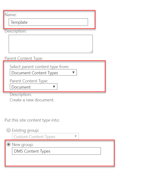 new template in sharepoint