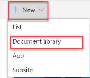 document library select in sharepoint