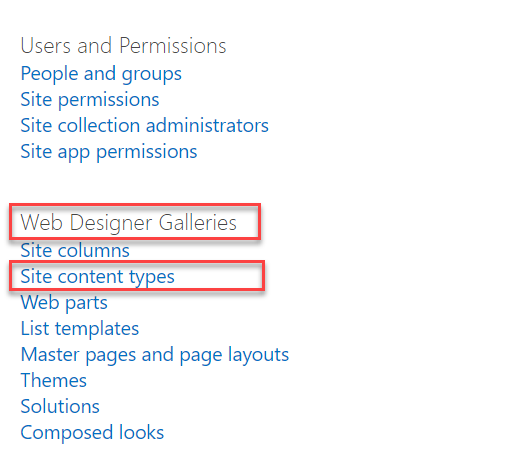 sharepoint web designer gallery