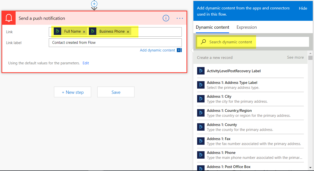 record in Dynamics 365