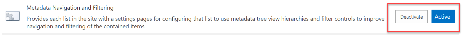 metadata Filtering