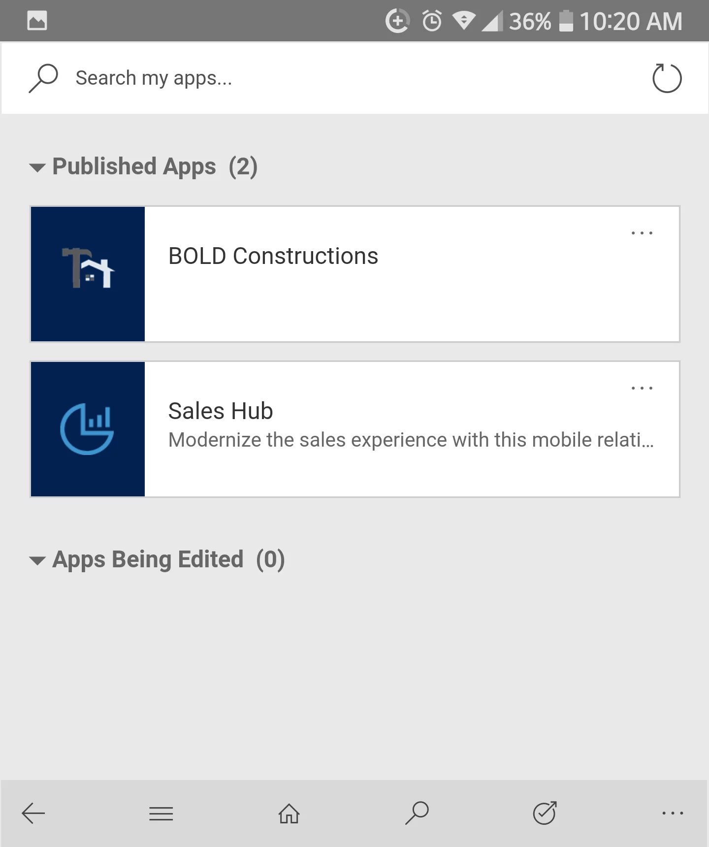 mobily layout dynamics crm