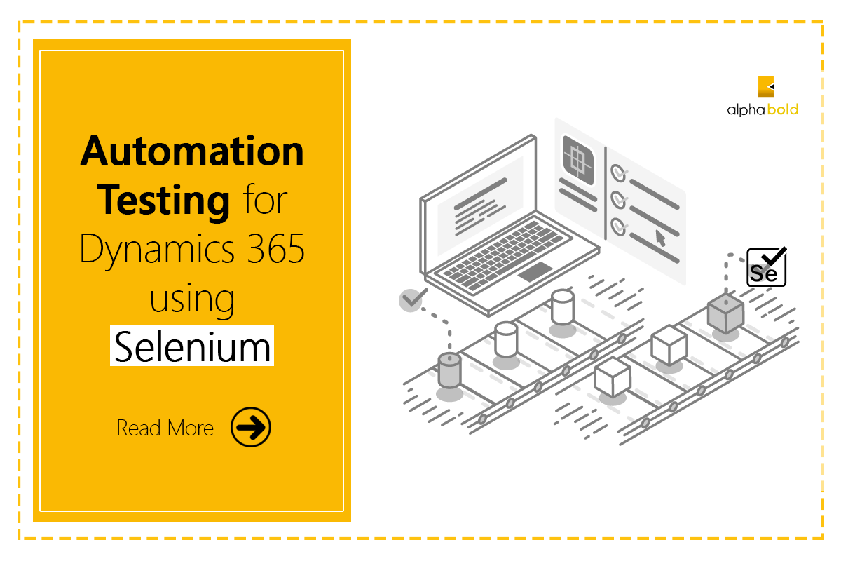 selenium automation testing for dynamics 365