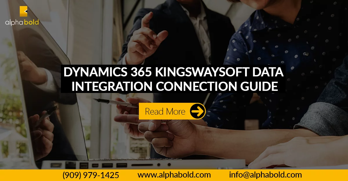 kingswaysoft dynamics 365 data integration guide