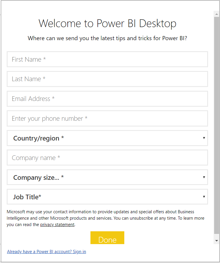 Infographics show the Analyzing CRM data with Power BI