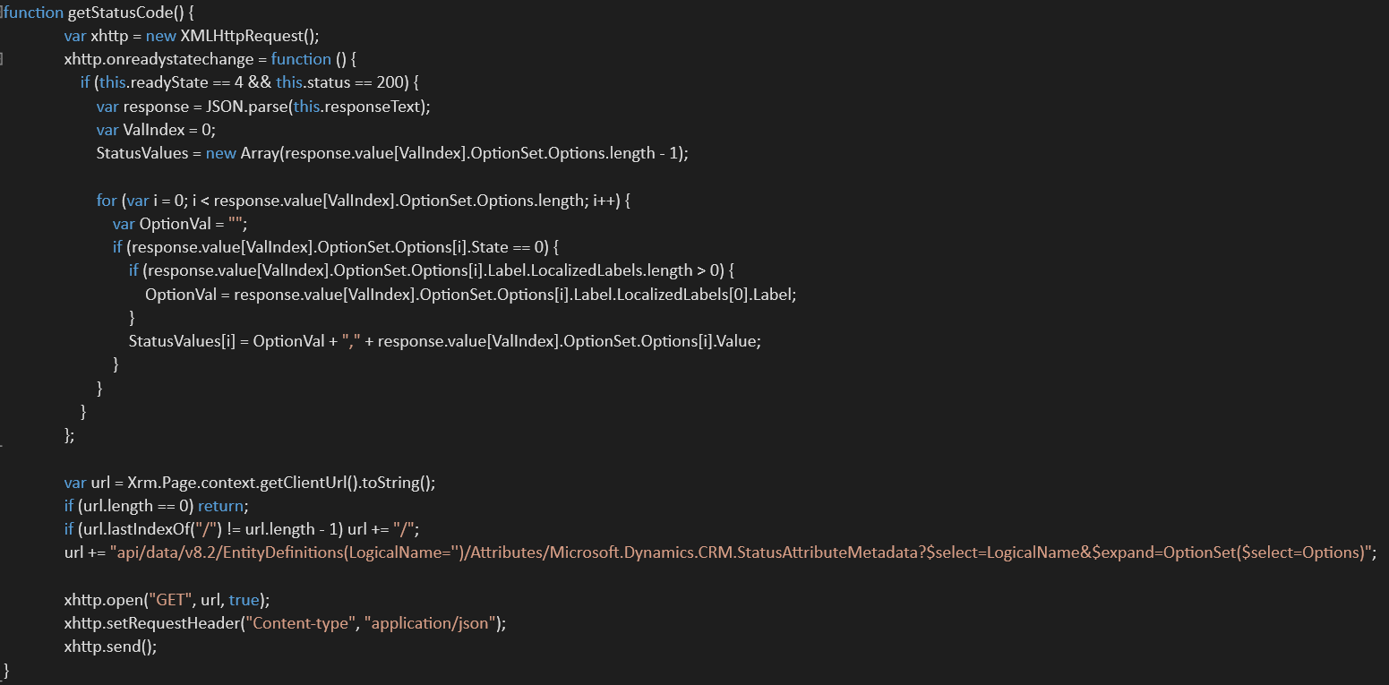 metadata api functions call