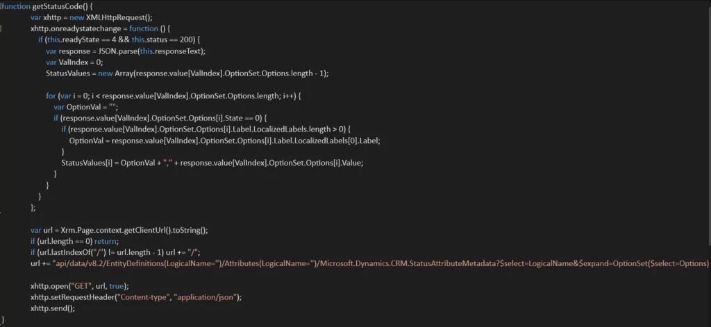 this image shows the metadata API