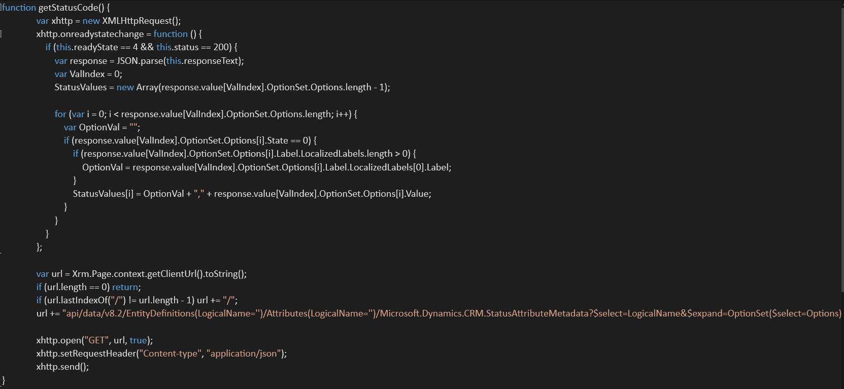 metadata API