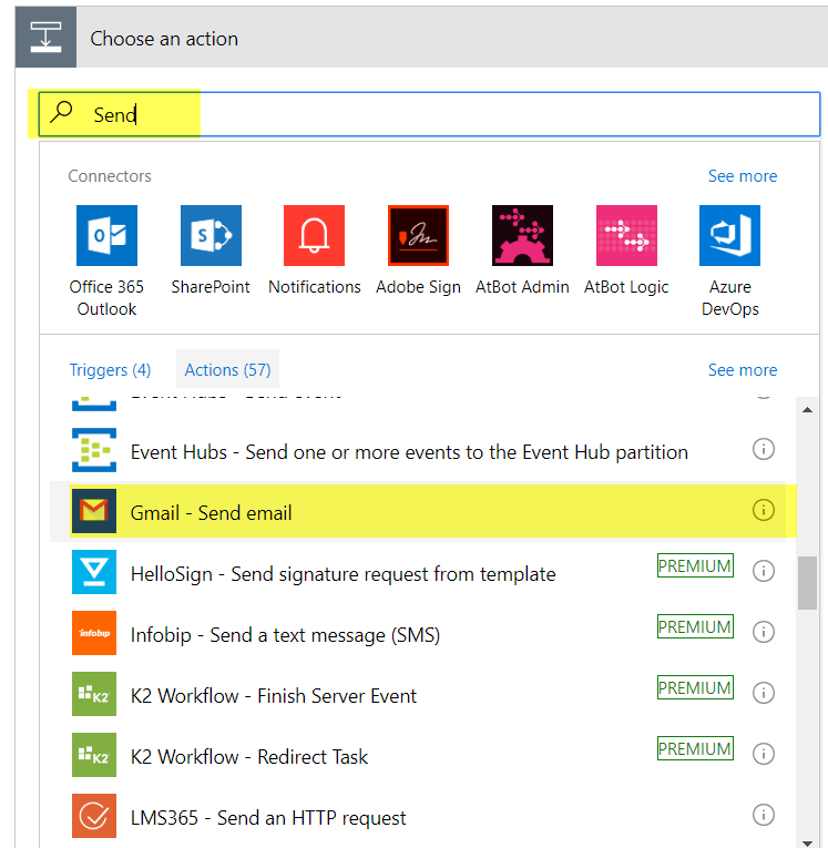 Gmail – Send email