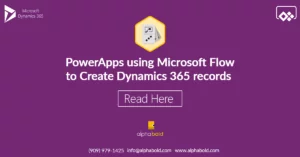 Infographics show the Power Apps using Microsoft Flow