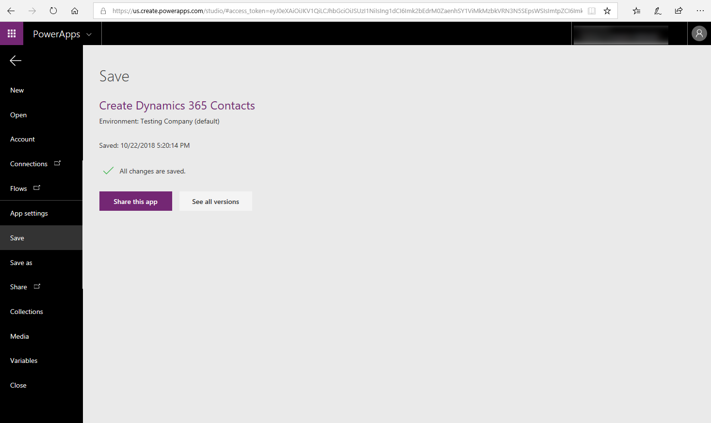 share PowerApps with any user