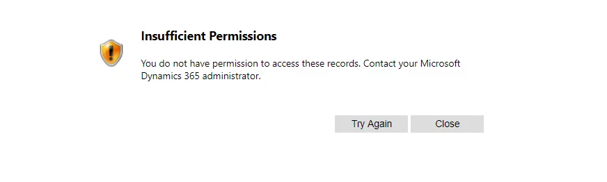 this image shows User Login Permissions in Microsoft Dynamics CRM 365