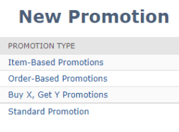 promotion types