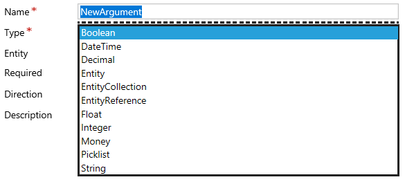 input and output parameter