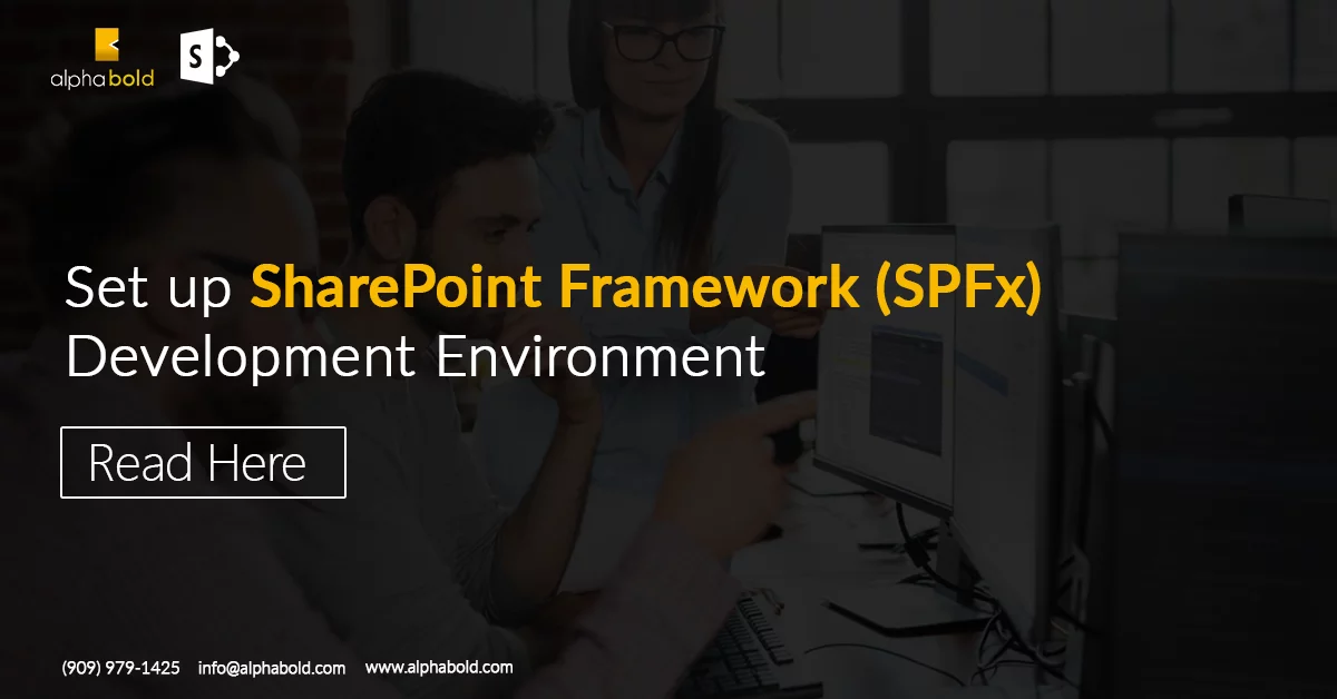 Set up SharePoint Framework