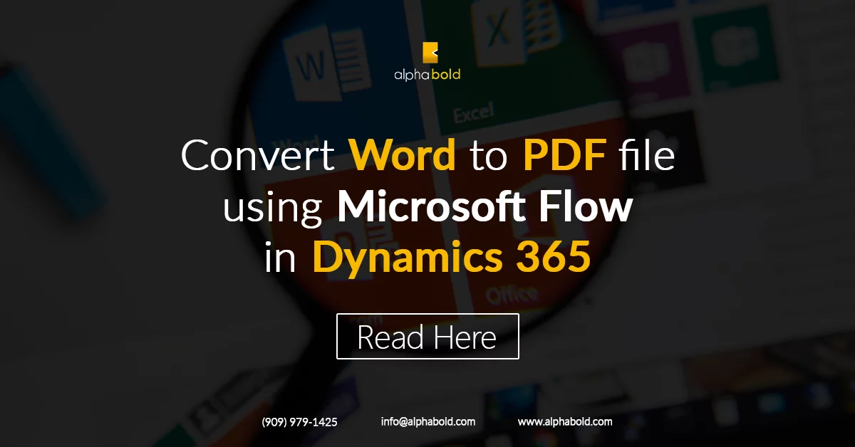 Convert Word to PDF