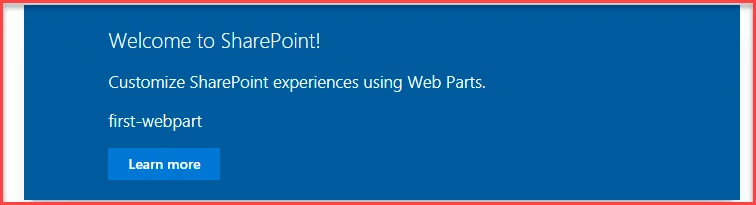 Infographics show the welcome to SharePoint