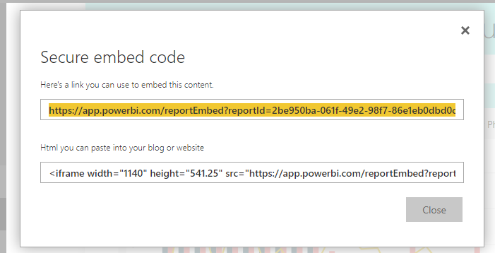 this image shows Secure embed code