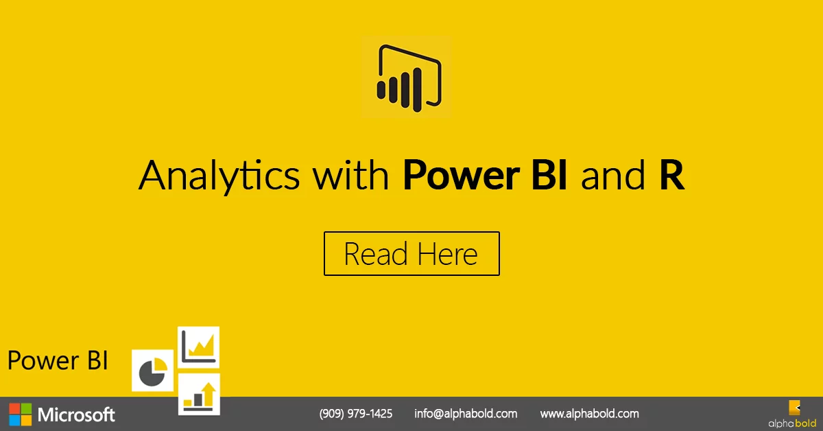 power bi and r