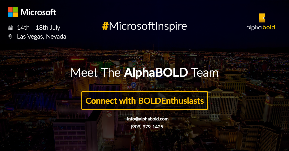 Microsoft Inspire AlphaBOLD