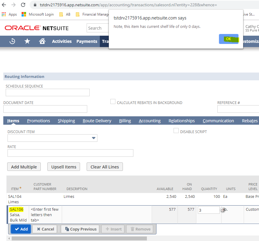 routing information