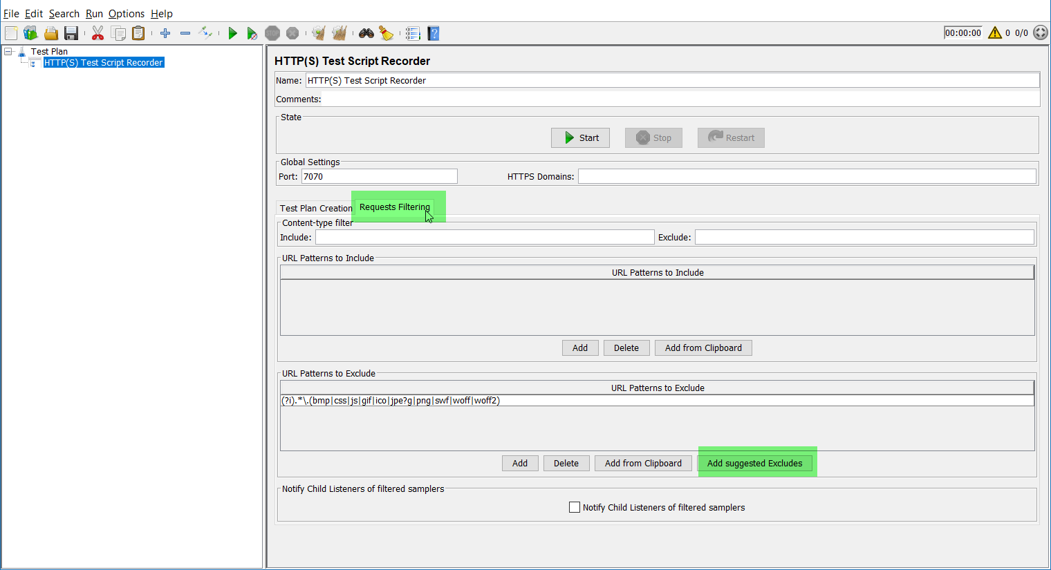 Request Filtering
