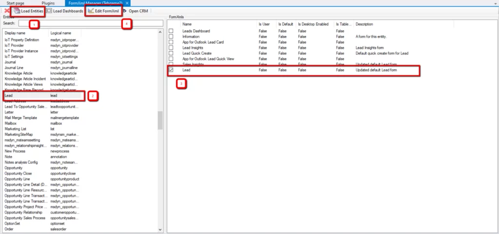 this image shows edit formxml - Address Composite PCF Control