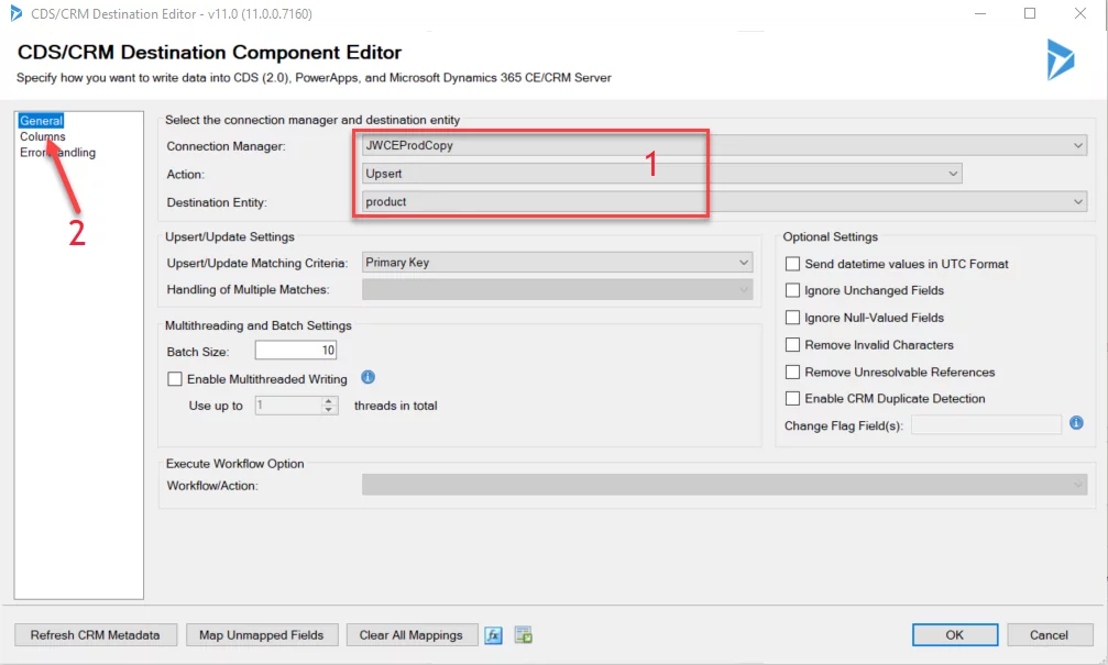 this image shows the DB columns