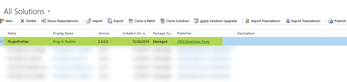 this image shows the Dynamics CRM Instance