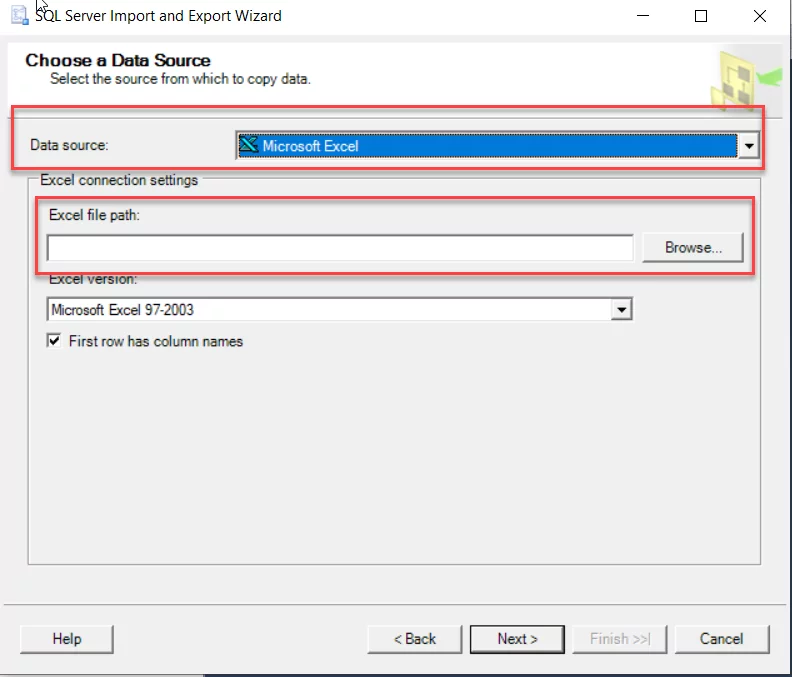 this image shows' the KingswaySoft data source