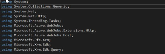 this image show's the missing namespaces