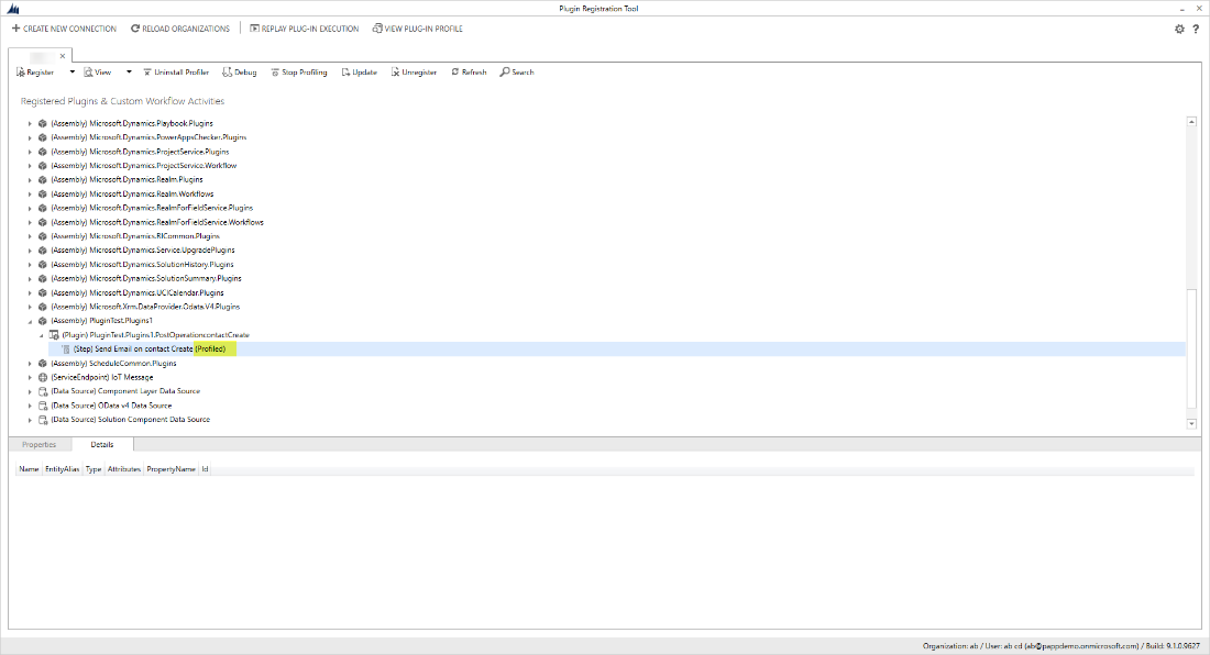 this image shows the plugin step