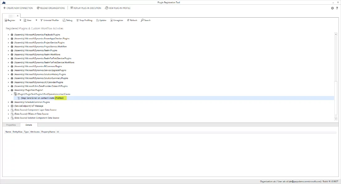 this image shows the plugin step