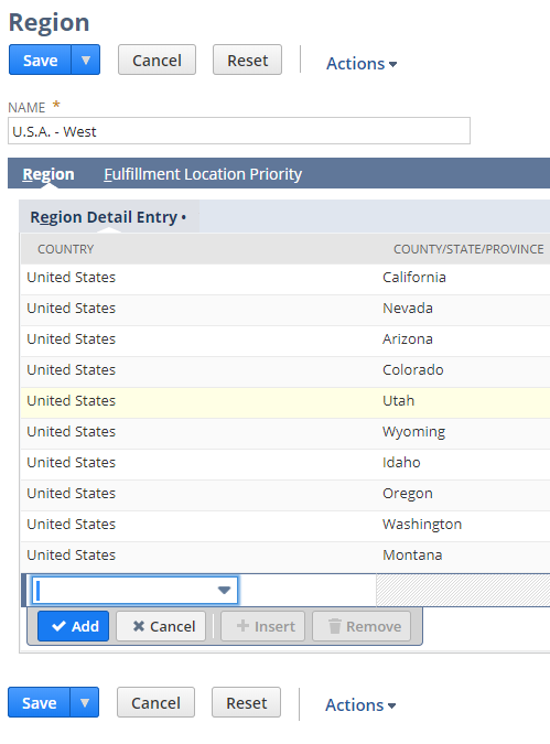 access the regions 2