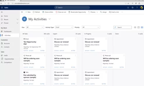 activity statuses