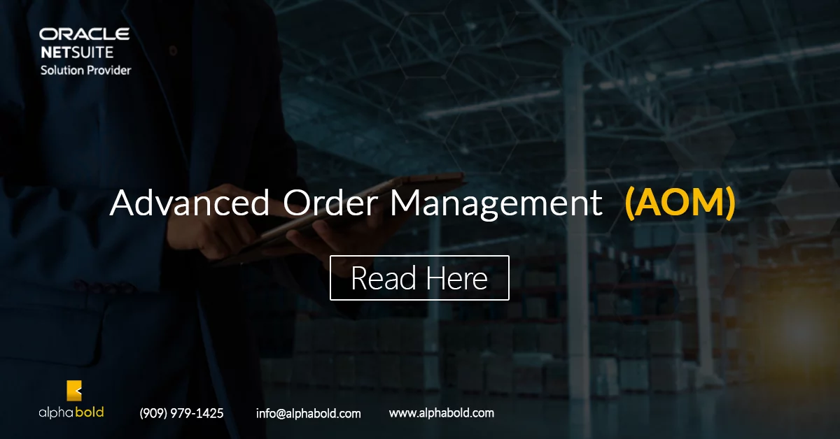 Advanced Order Management