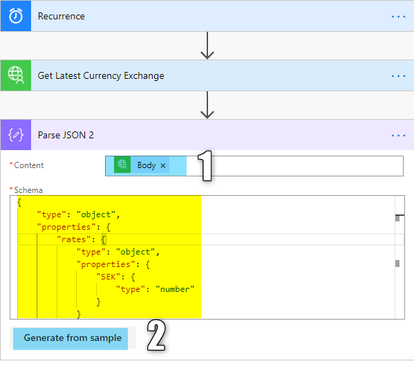 this image shows dynamics currency record