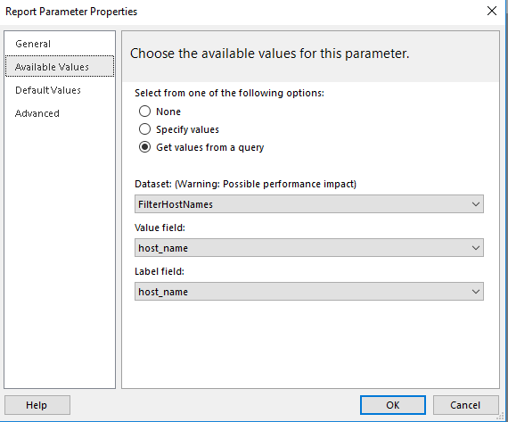 Infographic that show the Available-Values - Power BI Paginated Reports