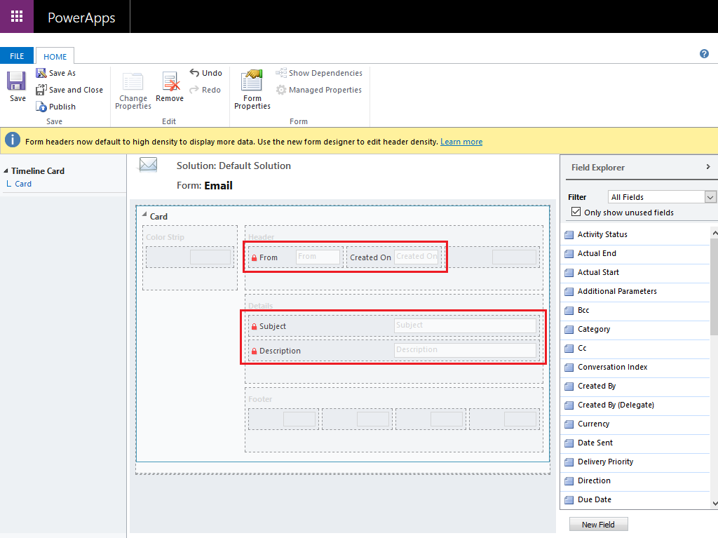 this image shows Timeline Card - Dynamics 365 Release Wave 2