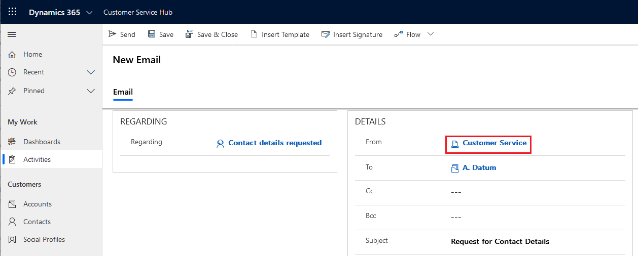 email Customer Service