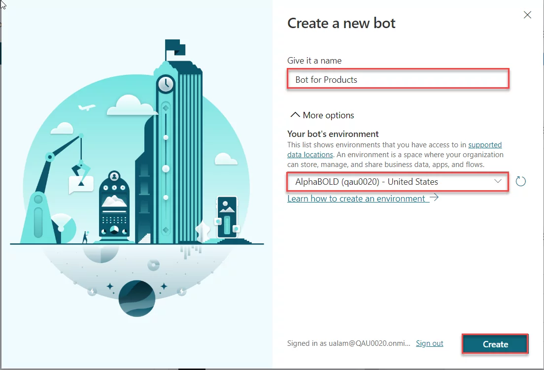 create a Bot